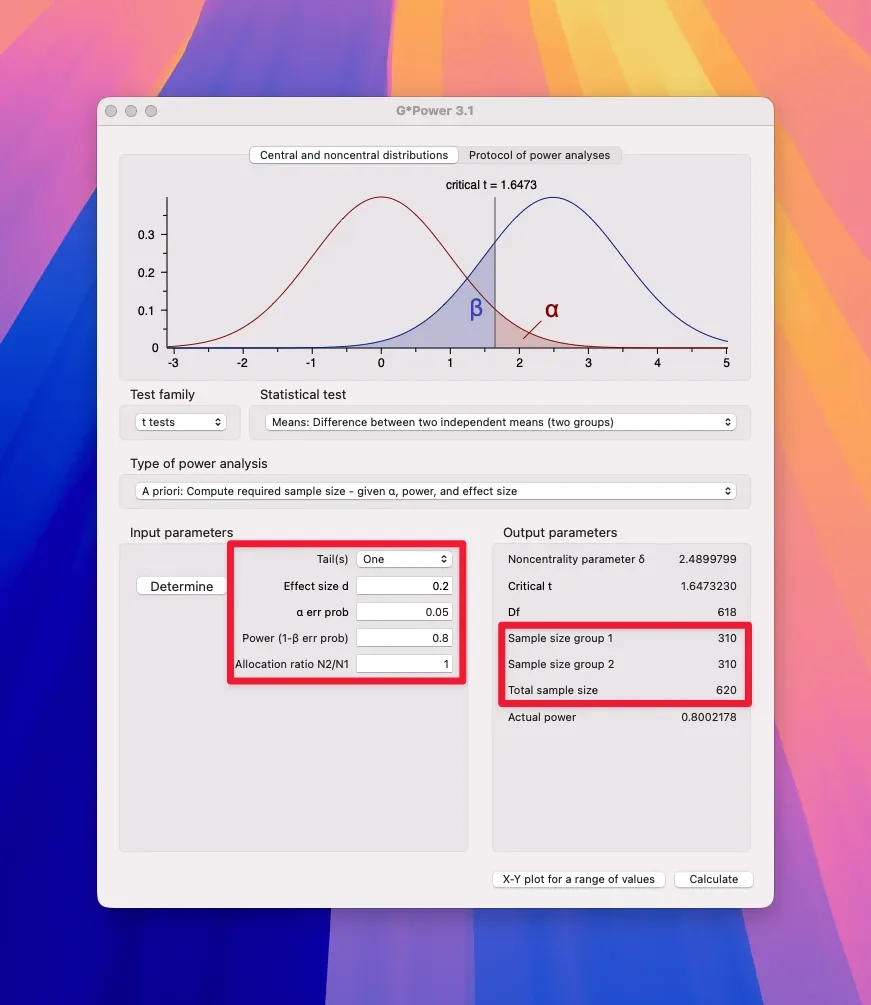 How to do a power analysis quickly