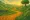 A path of golden coins leading through lush meadows.
